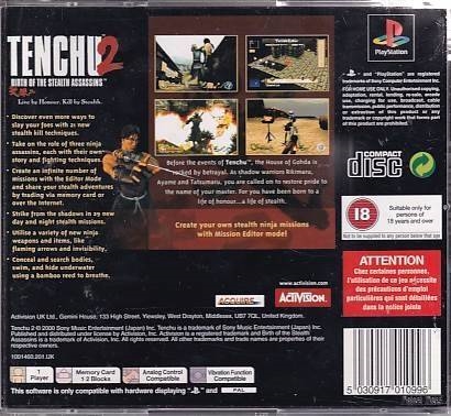 Tenchu 2 - PS1 (B Grade) (Genbrug)